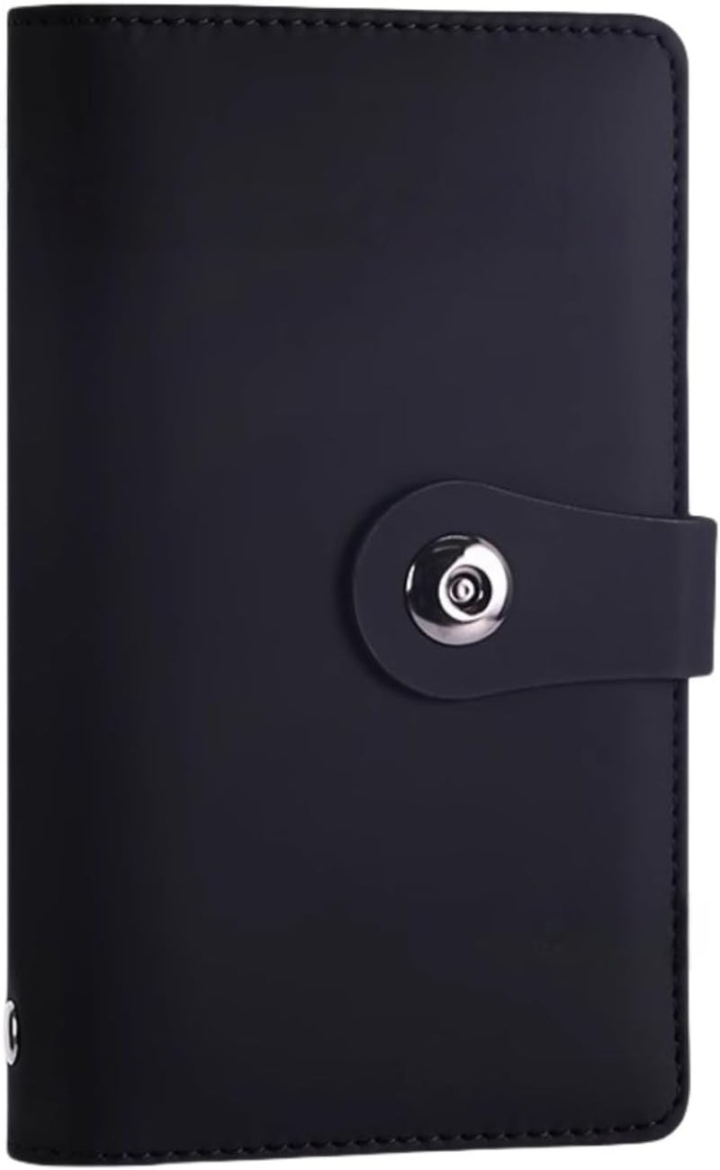 SUSOYAOCHEN 100 Envelope Challenge Binder with Lock, Savings Challenges Book with Envelopes,Envelopes Money Saving Challenge Savings Binder Successfully Reach Your Savings Goals (Black A) - Image 1